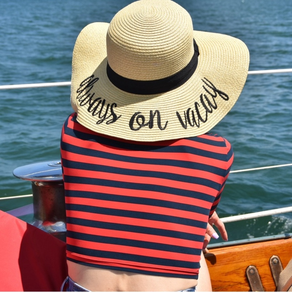 Always on Vacay Hat. Fun! - Picture 2 of 6